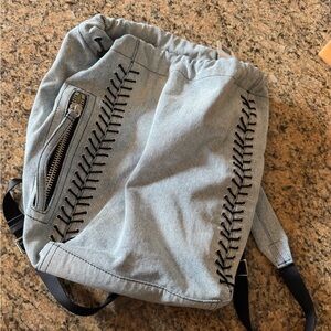 Alexander Wang denim backpack